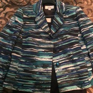 Work it striped suit